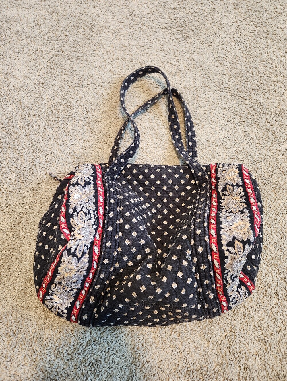Vera Bradley Vintage Y2K Retired Classic Black Pattern